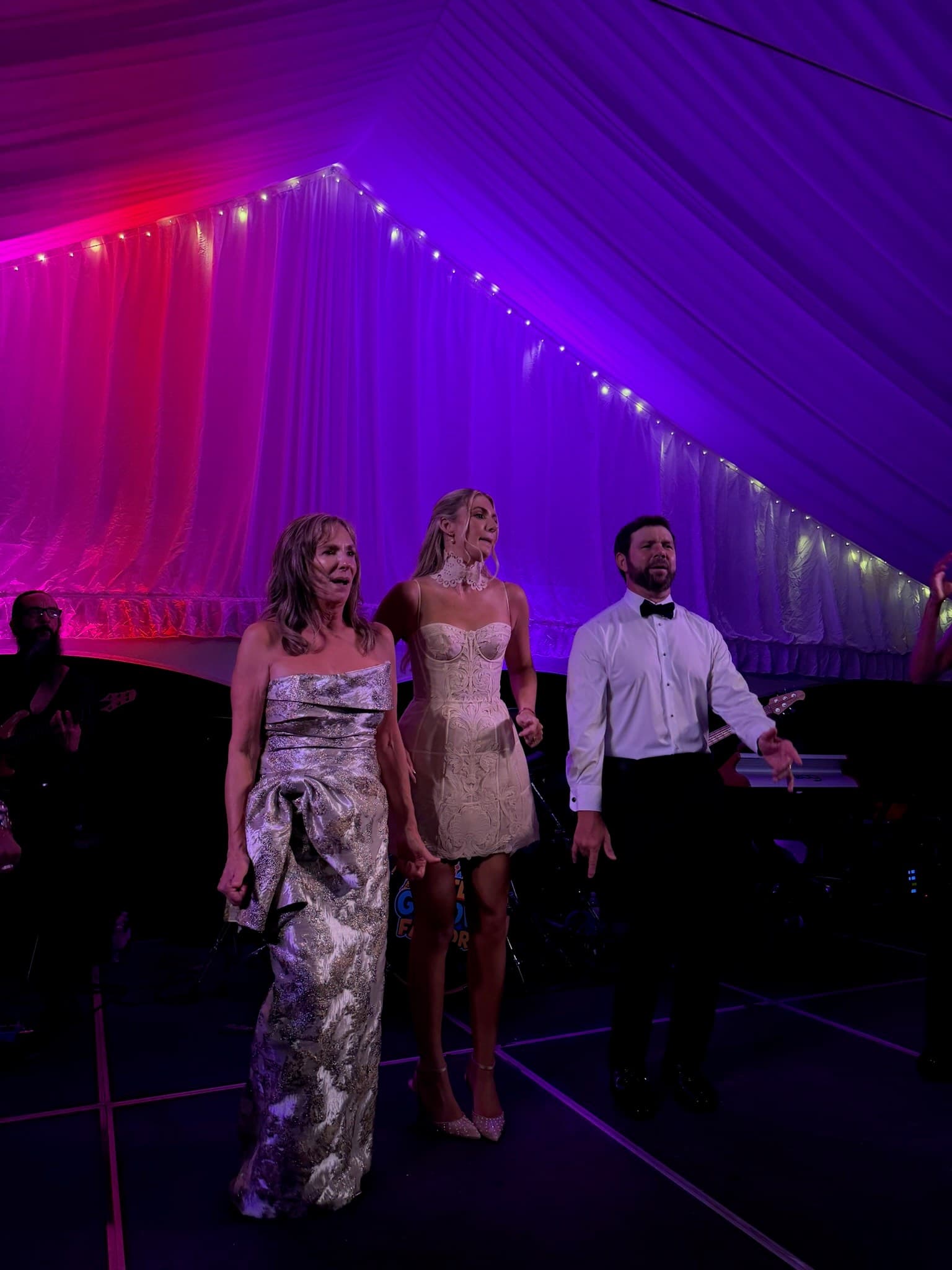 dancing with mom under the party lights