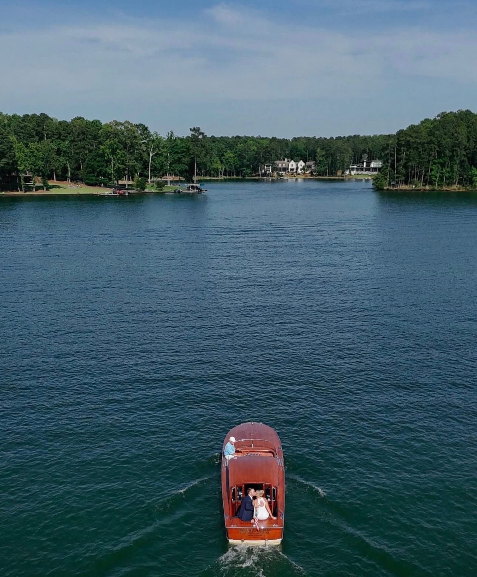 out on the lake